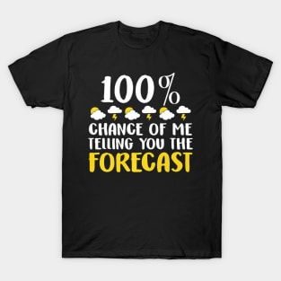 Funny Weather Forecast Tees Humor Kids Gifts T-Shirt